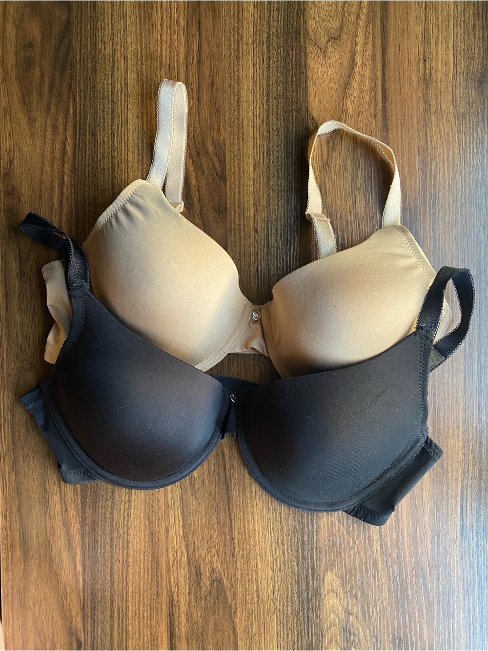 Jones New York Black & Nude Smooth T-Shirt Bras
